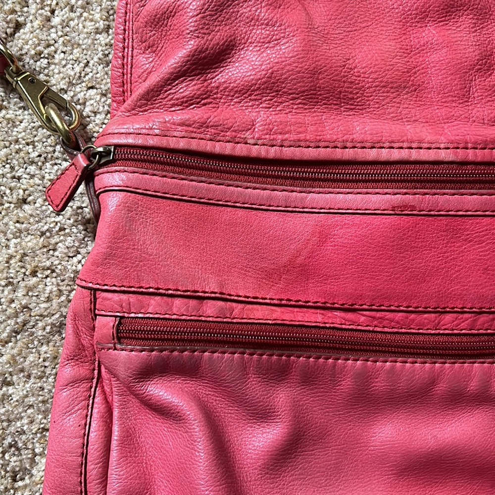 Authentic Fossil Explorer Foldover Crossbody Tote - Picture 4 of 7